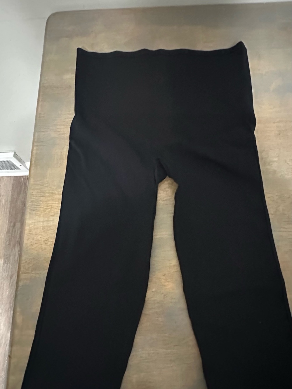 Spanx High-Waist Black Stretch Ponte Pants